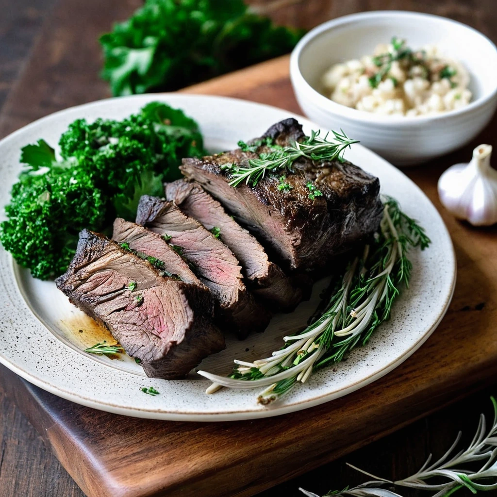 Oven-Roasted Garlic Herb Beef Short Ribs