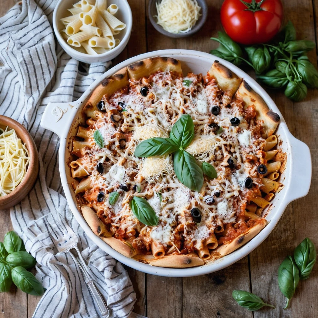 Pizza Pasta Casserole