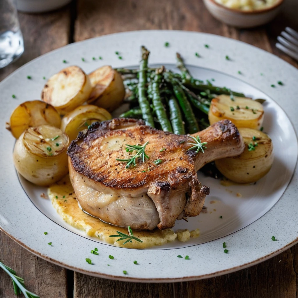 Pork Chop and Potato Bake