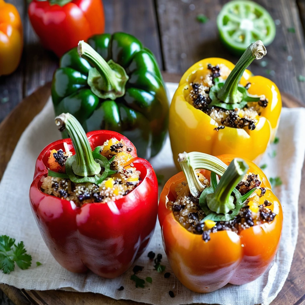 Quinoa Stuffed Bell Peppers