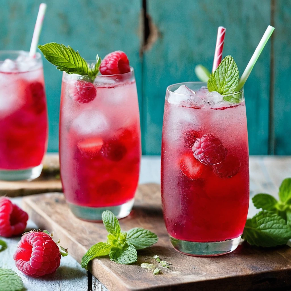 Raspberry Mint Spritzer