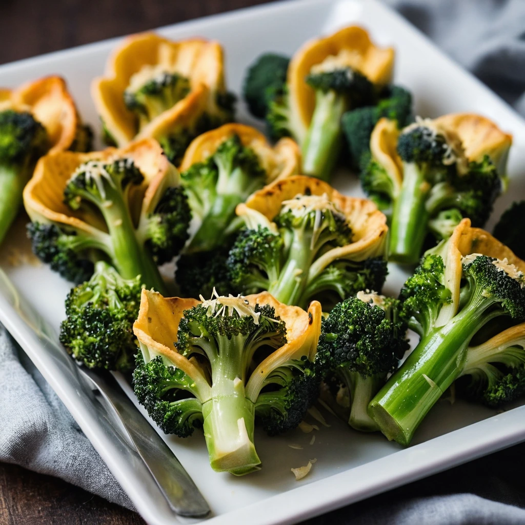 Roasted Broccoli and Cheddar Stuffed Shells