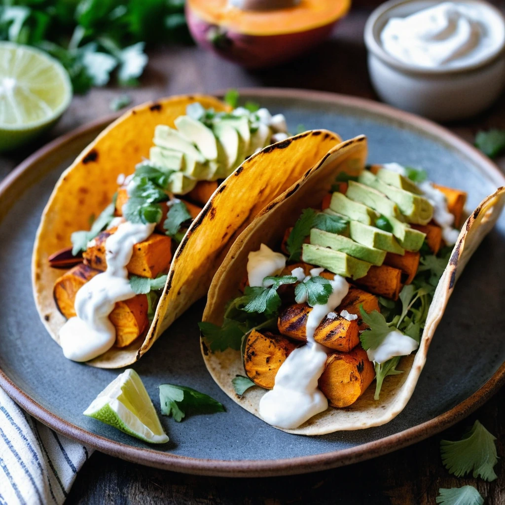 Roasted Sweet Potato Tacos