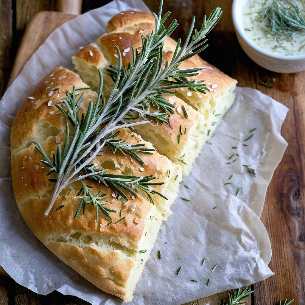 Rosemary Sea Salt Focaccia