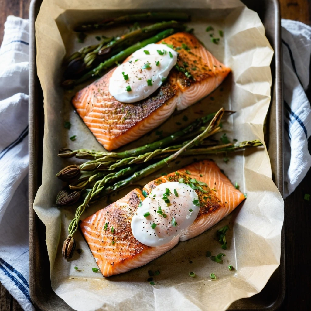 Sheet Pan Cajun Spice Salmon Fillets