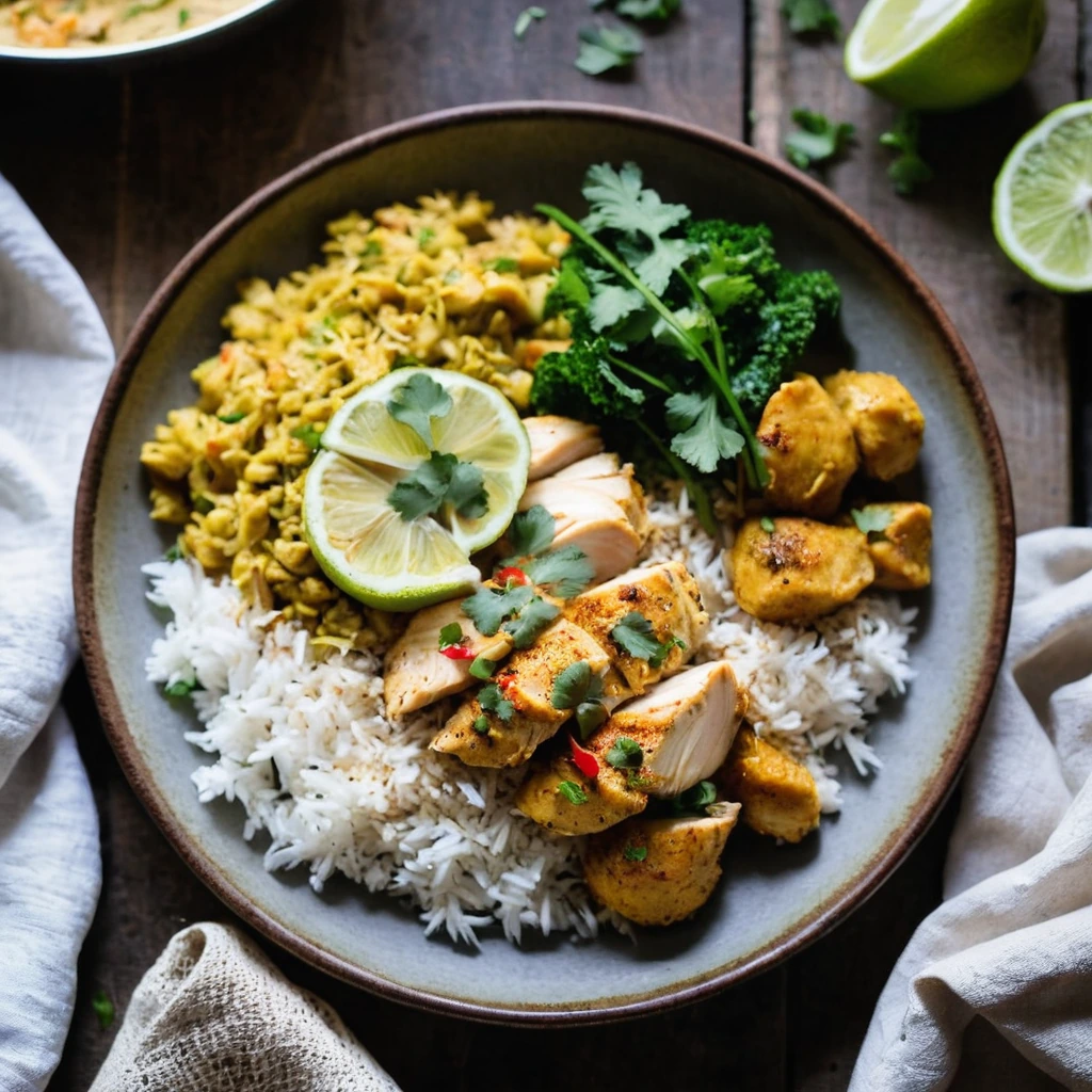 Sheet Pan Coconut Curry Chicken Breasts