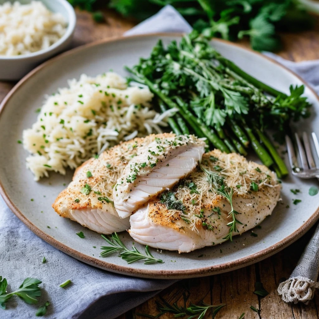 Sheet Pan Herb Parmesan Chicken Breasts
