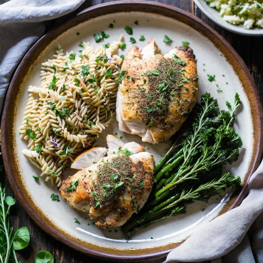 Sheet Pan Herb Parmesan Chicken Thighs