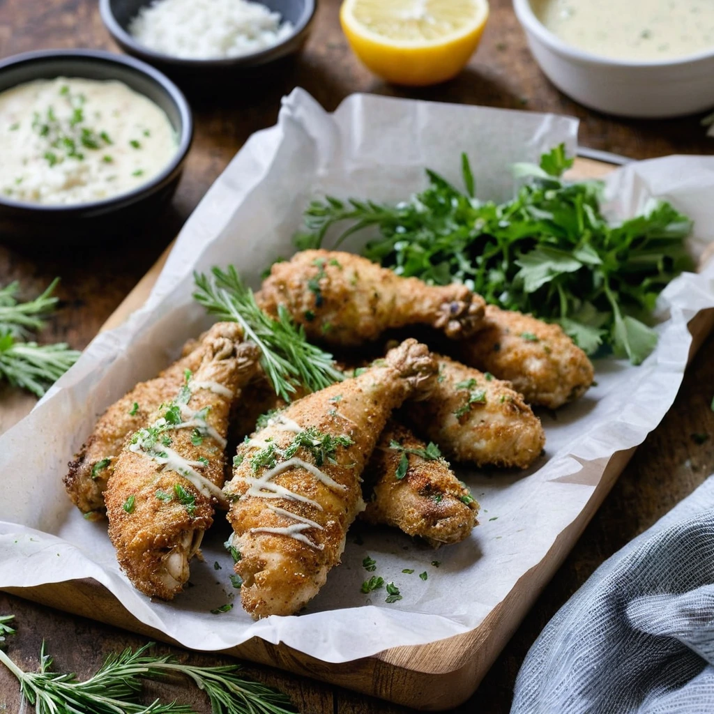 Sheet Pan Herb Parmesan Chicken Wings
