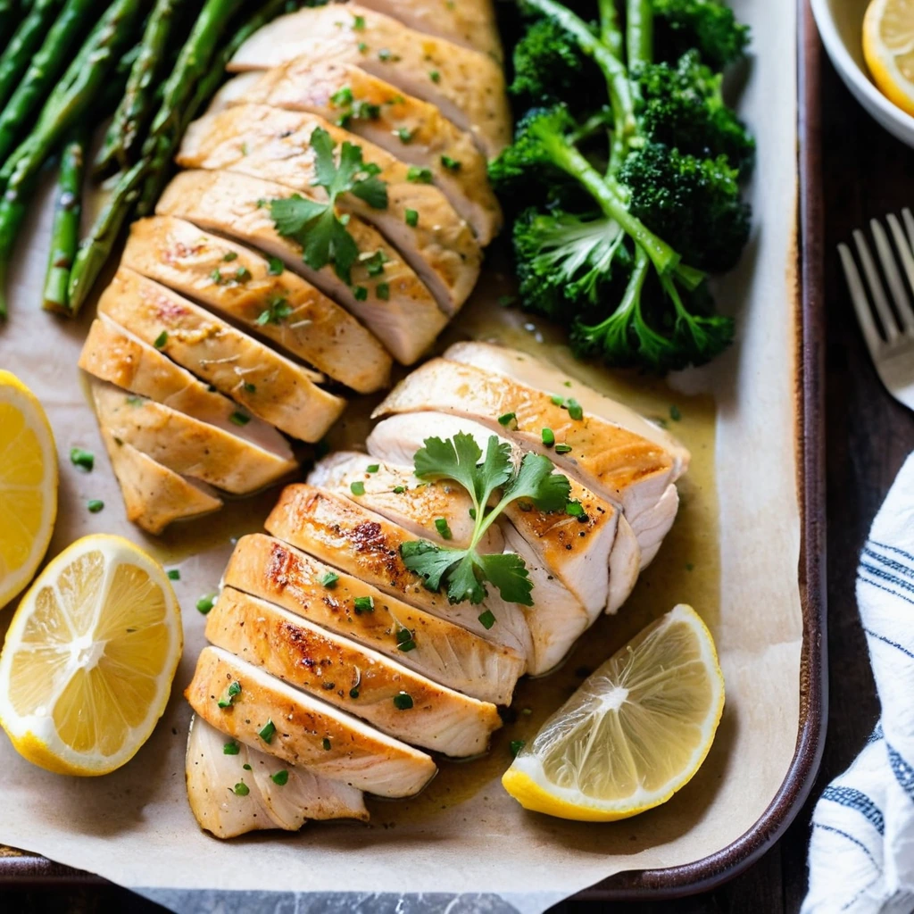 Sheet Pan Maple Dijon Chicken Breasts