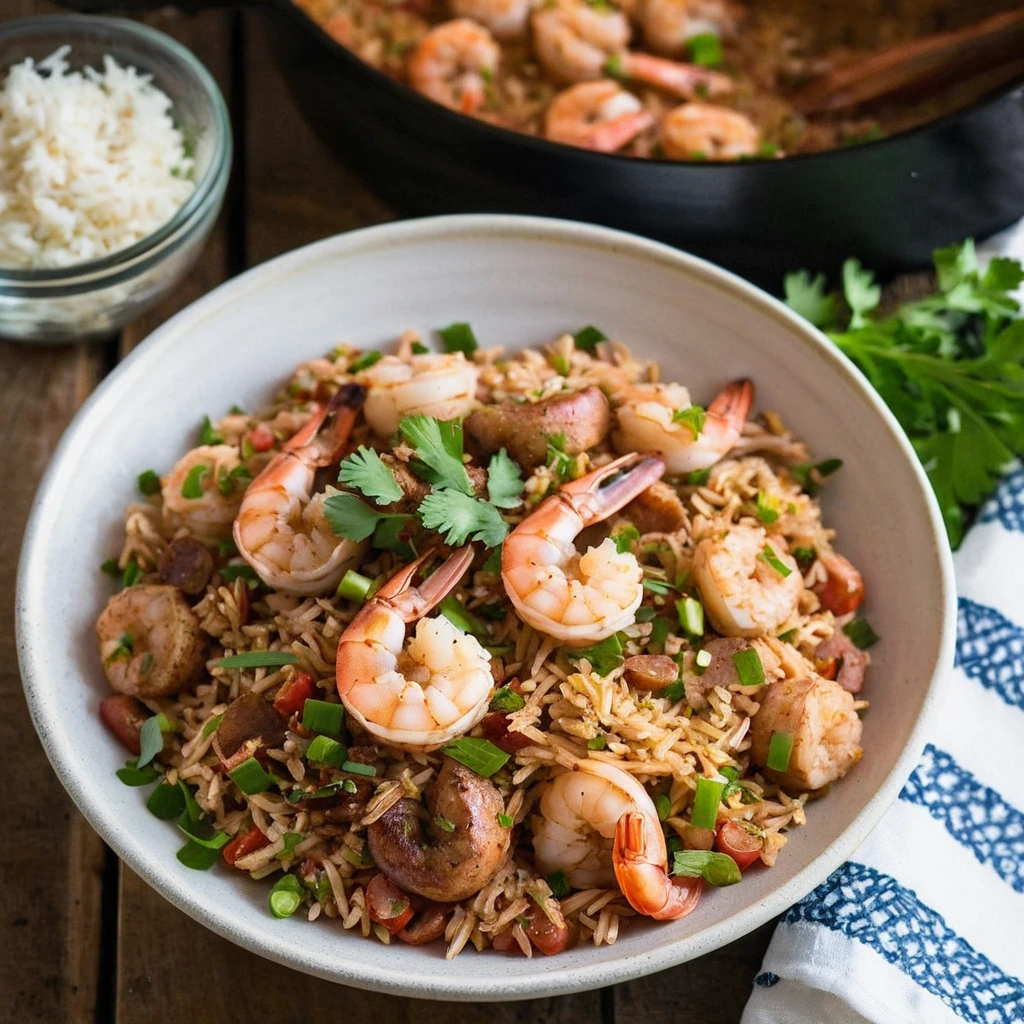 Shrimp and Sausage Jambalaya