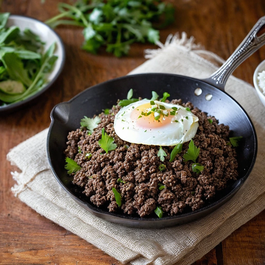 Skillet Black Pepper Ground Beef