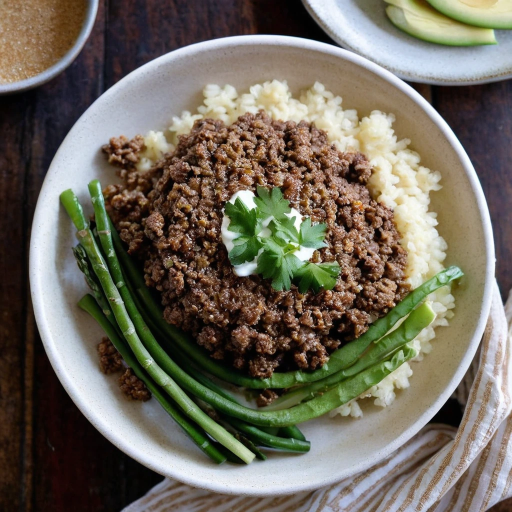 Skillet Maple Brown Sugar Ground Beef