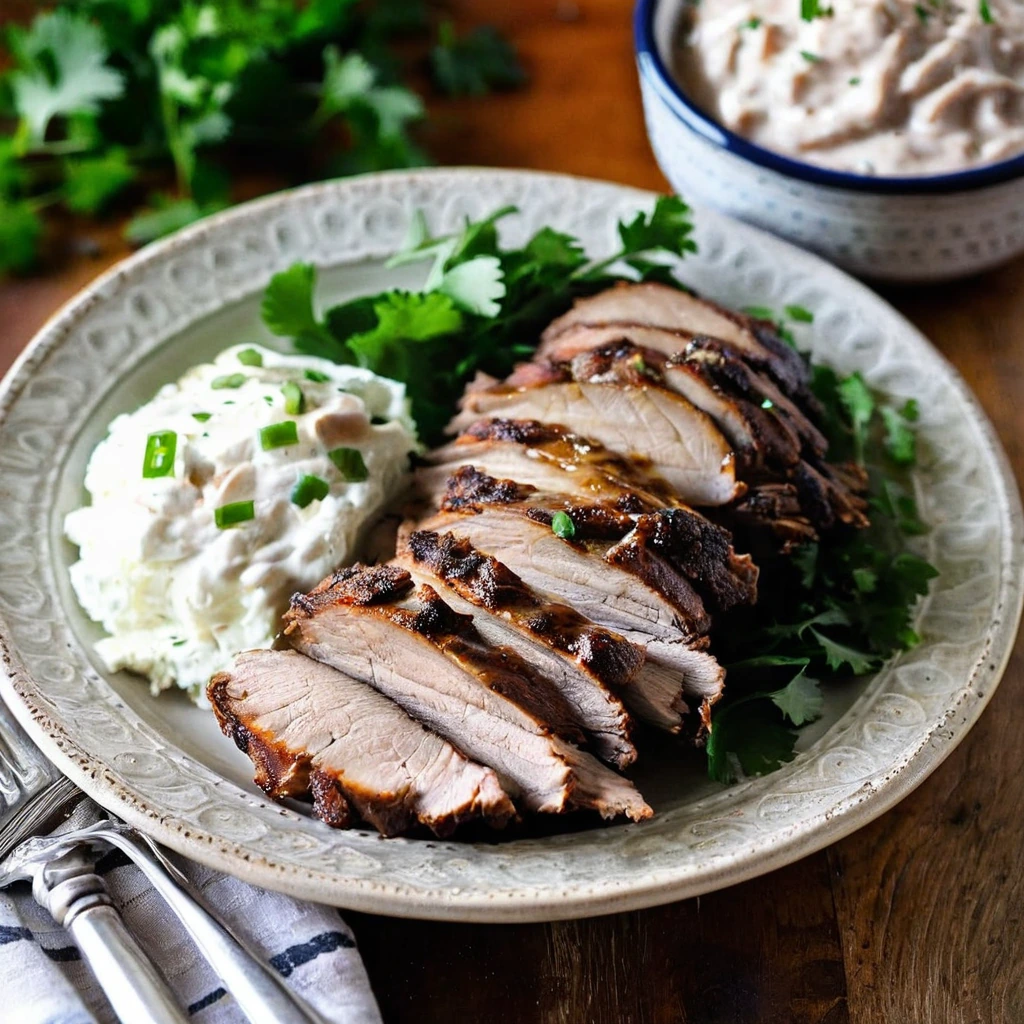 Slow Cooker BBQ Ranch Pork Shoulder