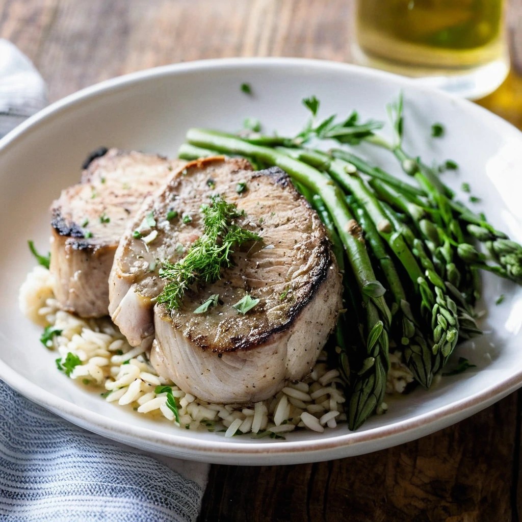 Slow Cooker Garlic Herb Pork Chops