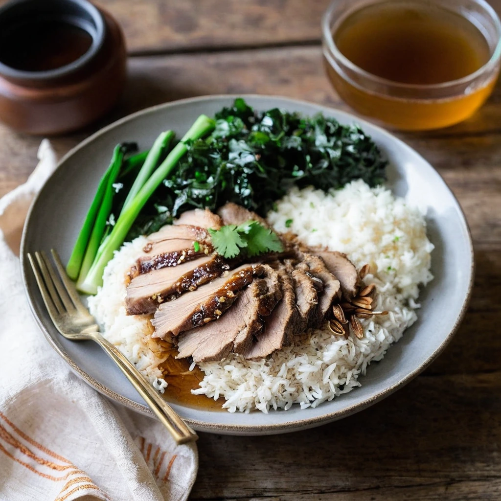 Slow Cooker Honey Soy Pork Shoulder