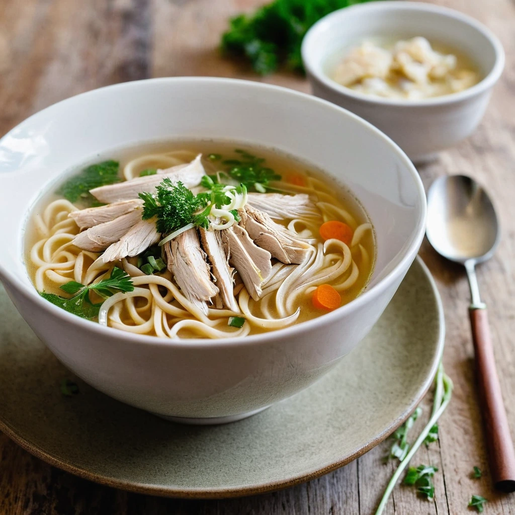 Smoky Chicken Noodle Soup