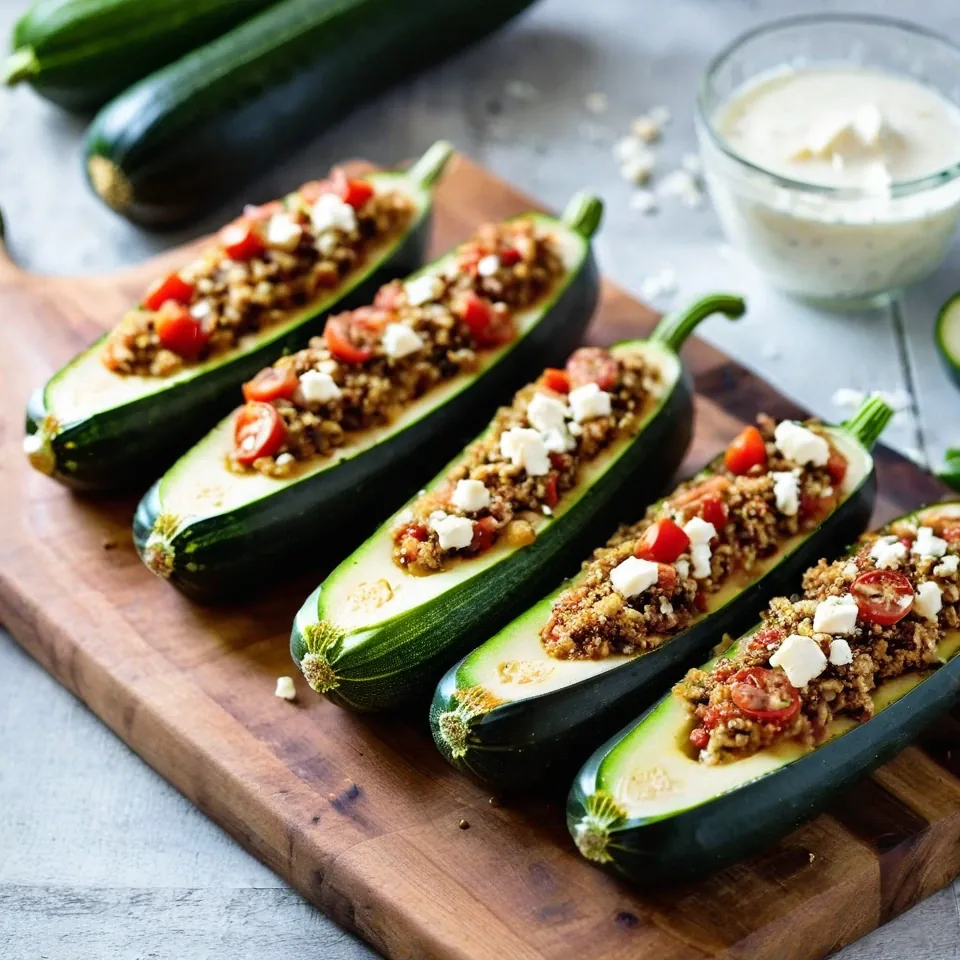 Stuffed Zucchini Boats