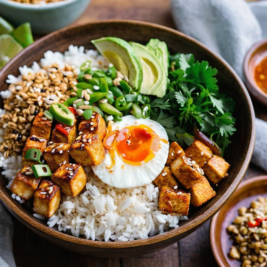 Sweet Chili Tofu Bowls