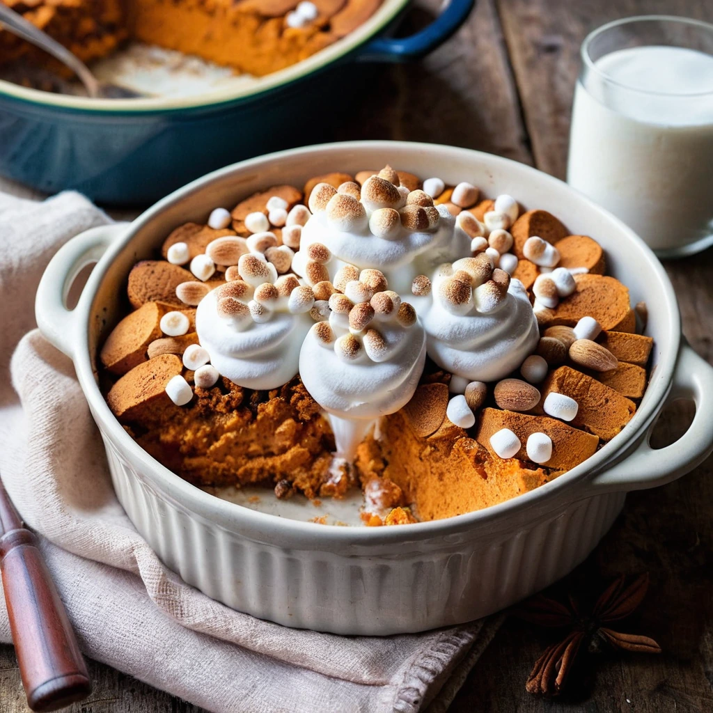 Sweet Potato Casserole with Marshmallows