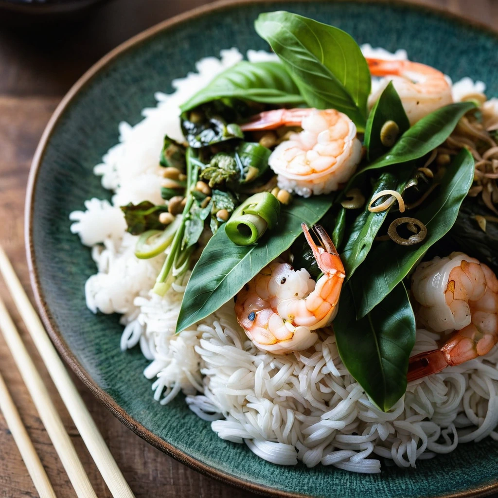 Thai Basil Shrimp Stir Fry