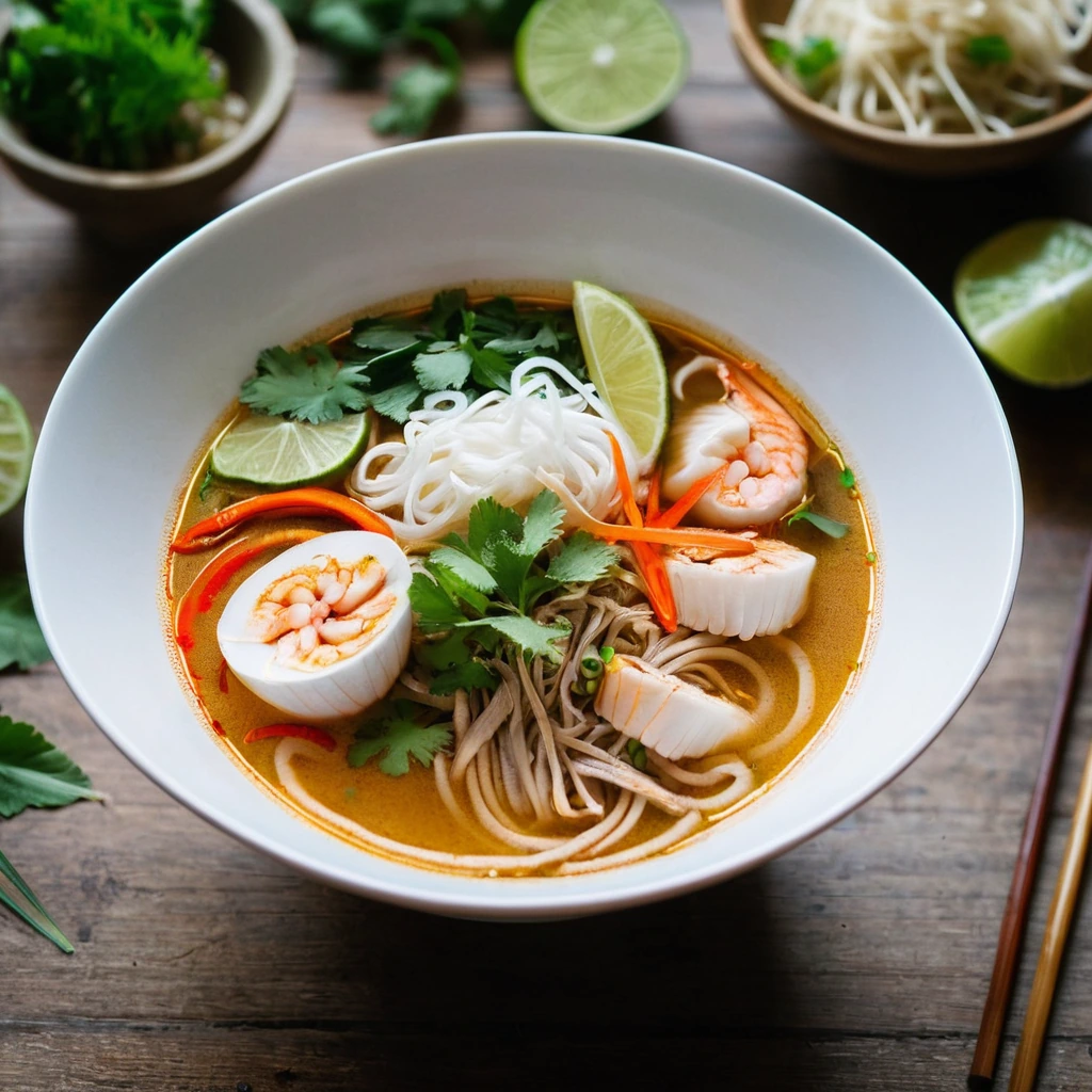 Thai Tom Yum Noodle Soup