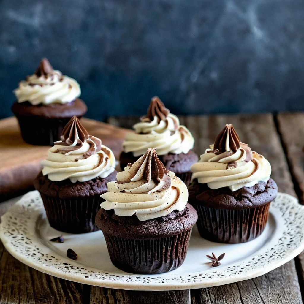 Triple Chocolate Cupcakes