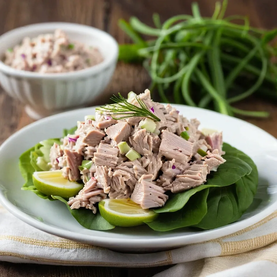 A plated serving of Classic Tuna Salad