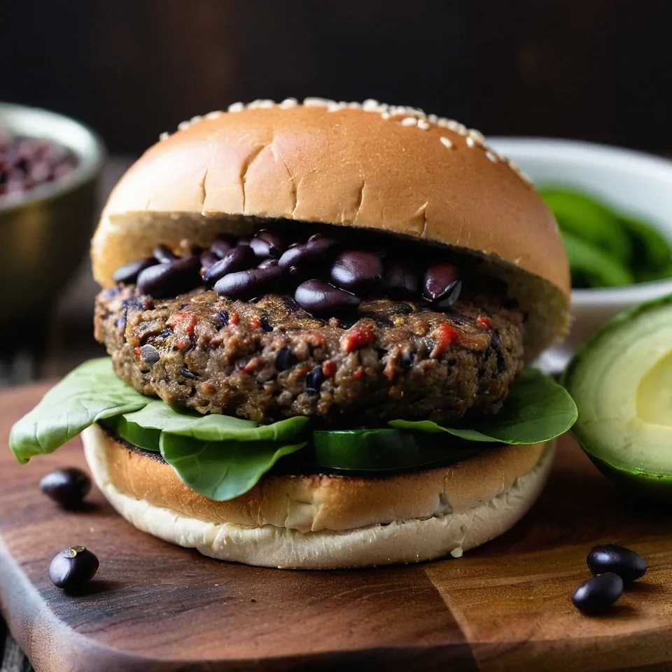 Veggie Burger (Black Bean Burger)