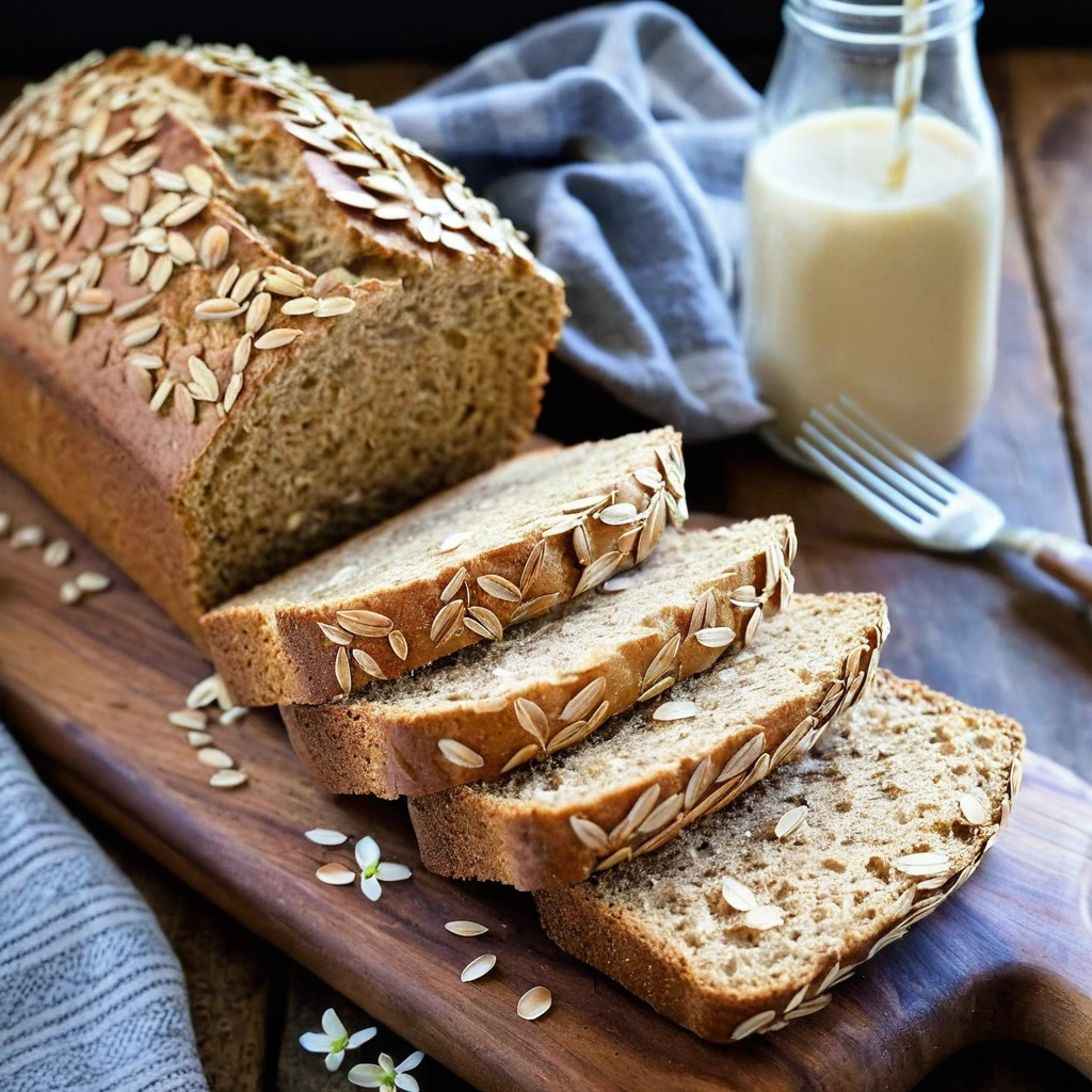 Whole Wheat Honey Oat Bread
