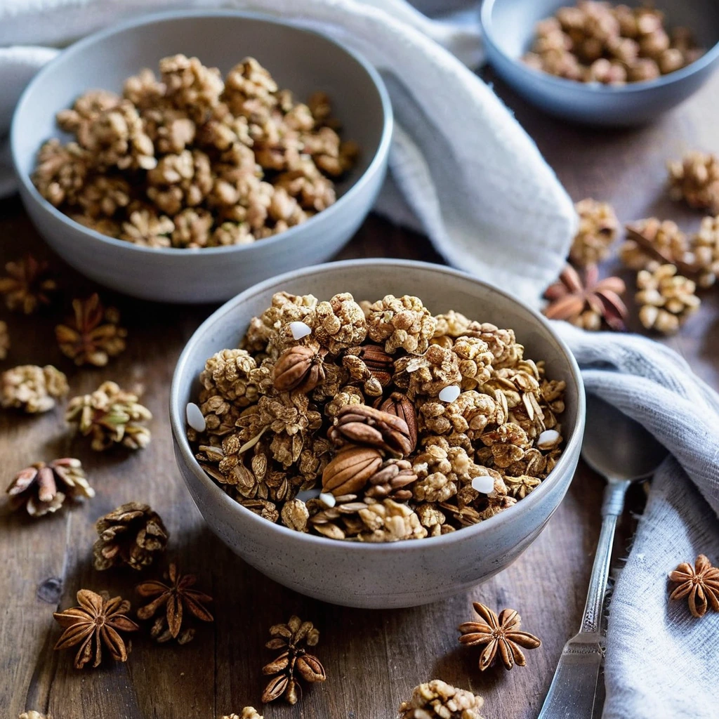 Winter Spiced Granola Clusters