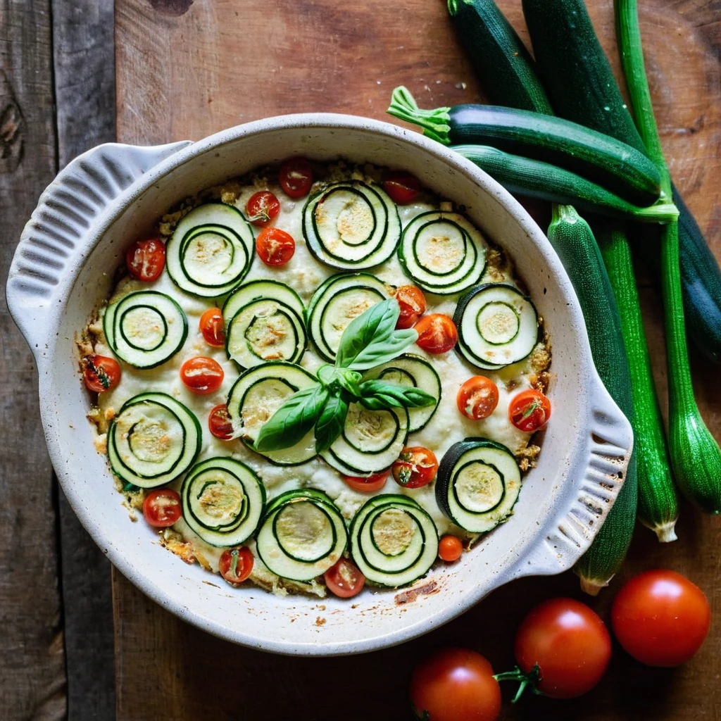 Zucchini and Tomato Gratin